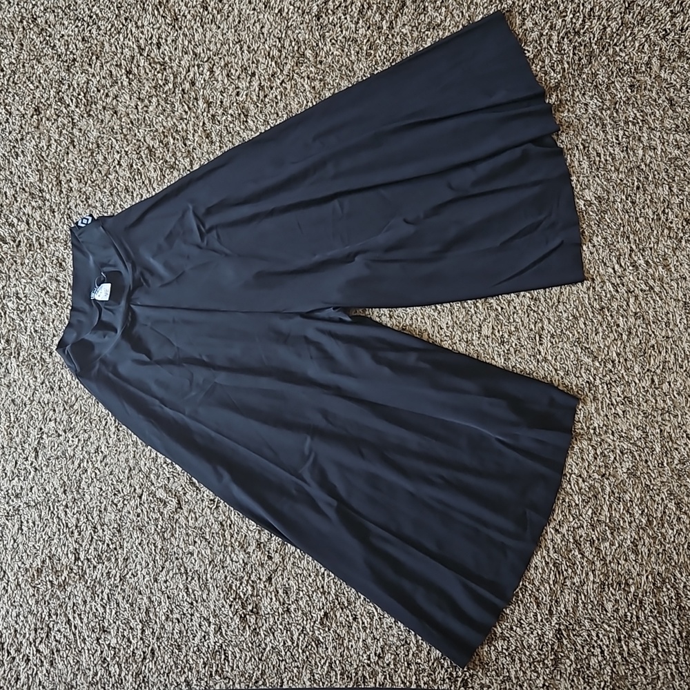 BLACK SILKY - PALAZZO CULOTTE